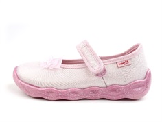 Superfit pink/white slippers/ballerina Bubble